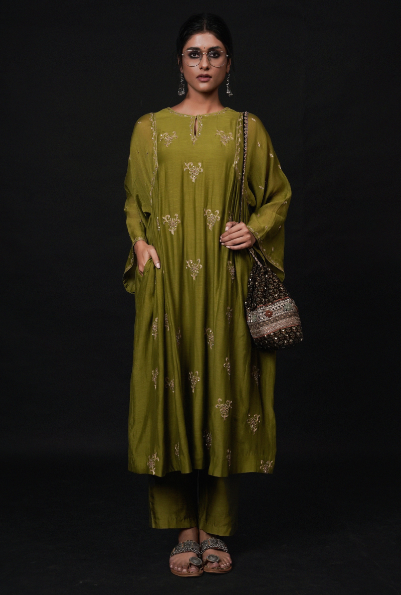 Black Ajrakh Sling Bag