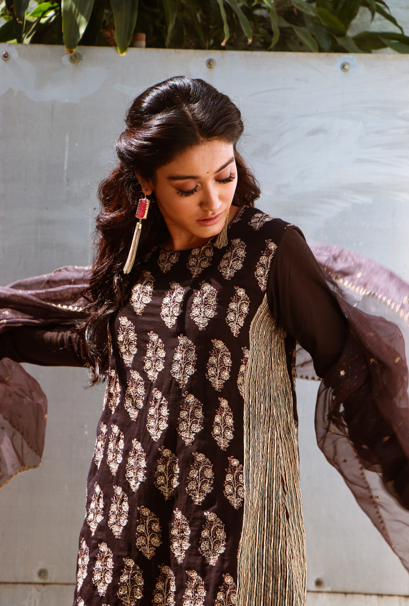 Gudiya Black Dori Sharara Set