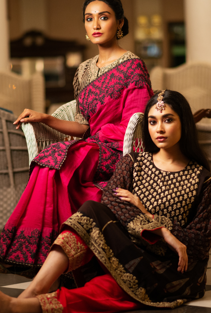 Hasti Red Chogha Set