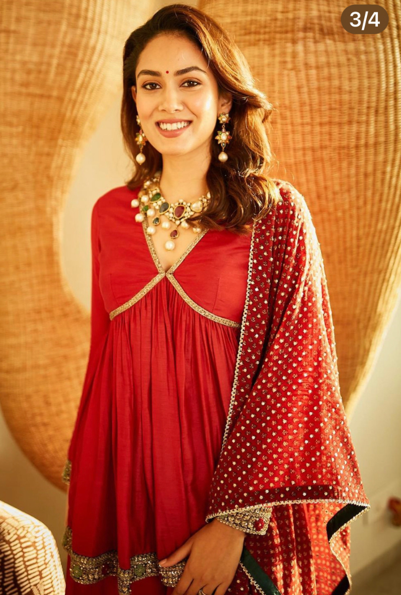 Meera Rajput Kapoor In Hawayein Cross Yoke Embroidered Sharara Set