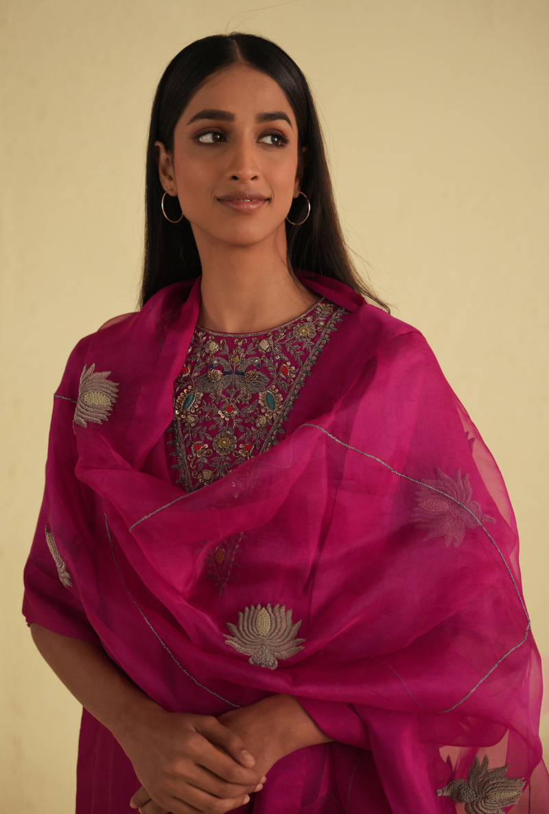 Rangreza Hotpink Kurta Set