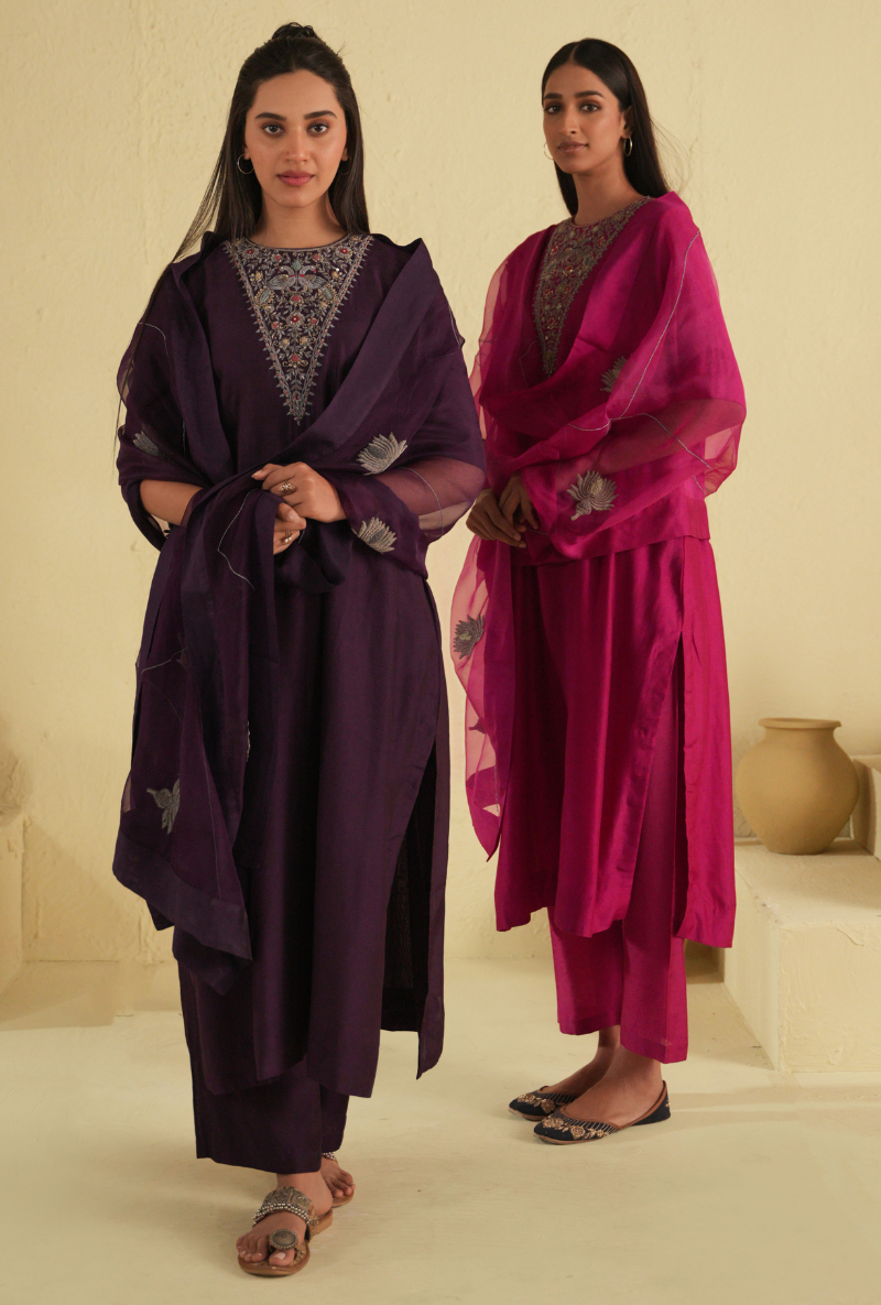 Rangreza Hotpink Kurta Set