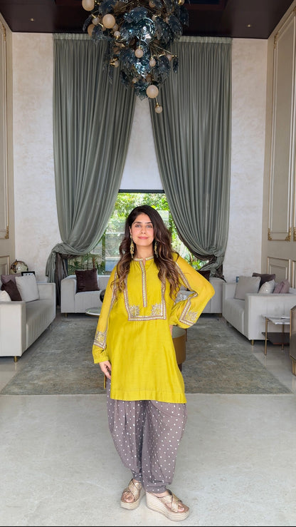 A Statement in Silk and Bandhej
