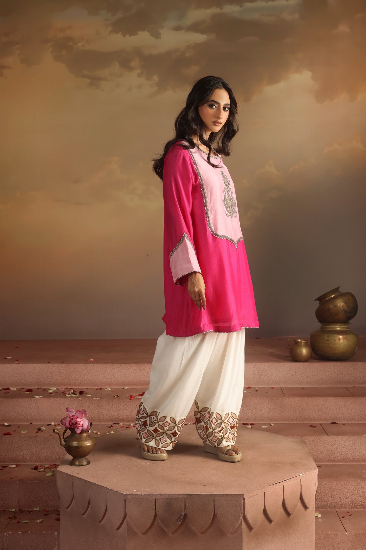 Kripa Pink Farshi Salwar Set