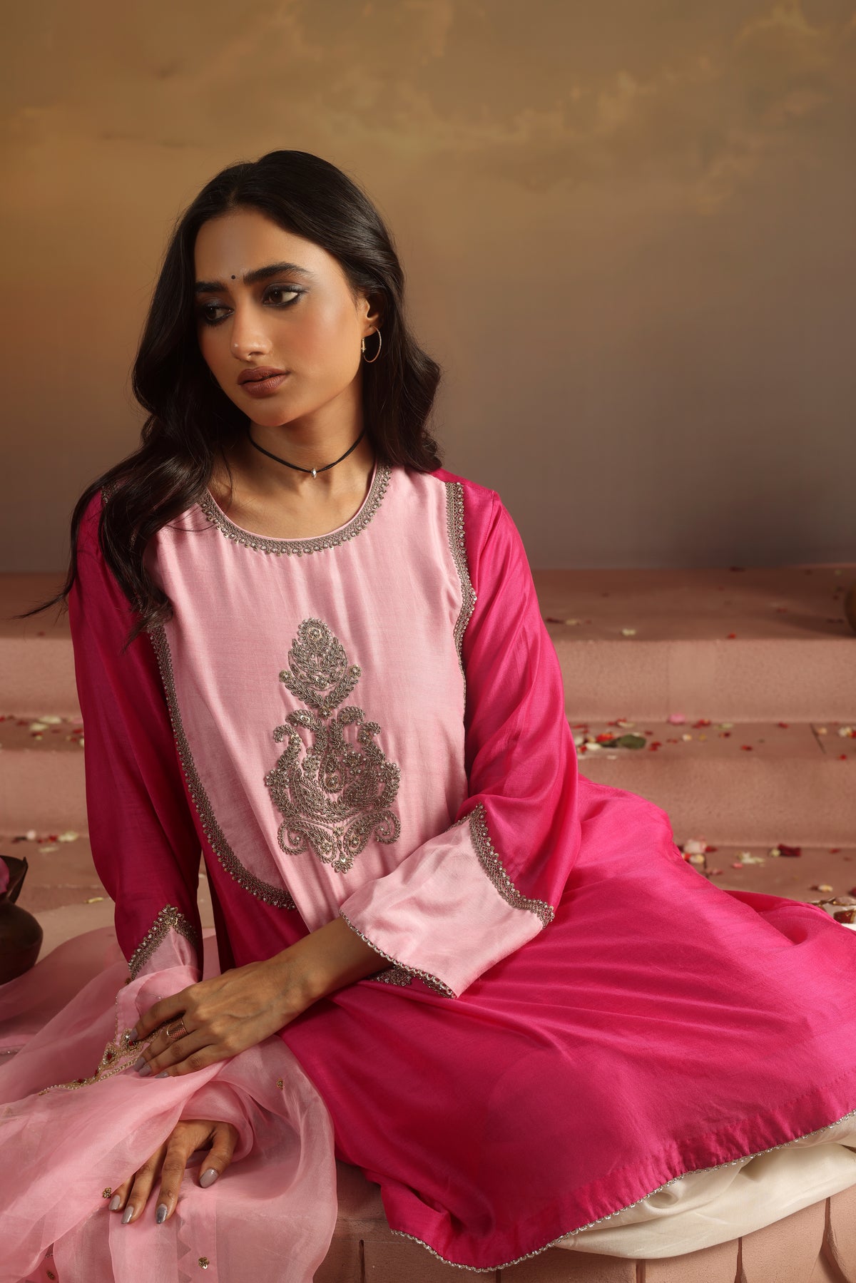 Kripa Pink Farshi Salwar Set