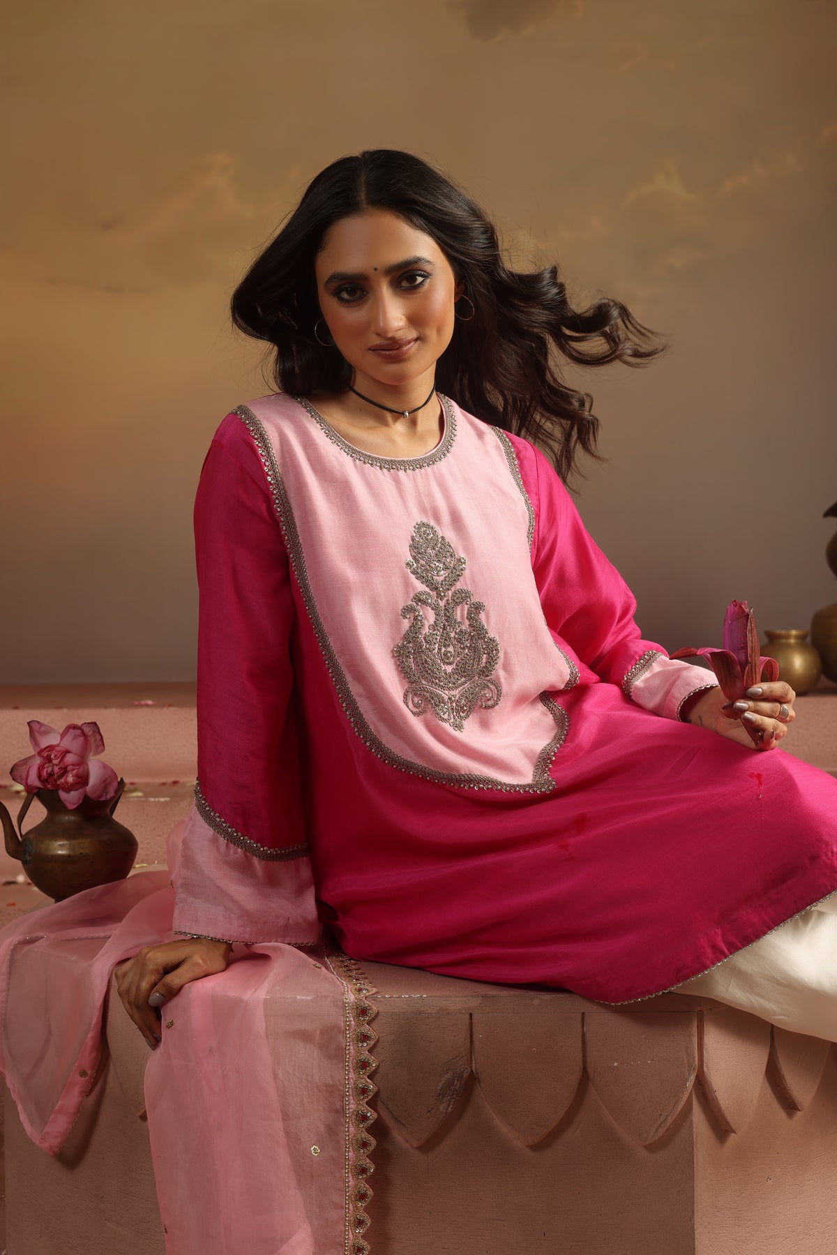Kripa Pink Farshi Salwar Set