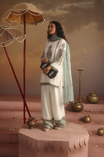 Kripa Ivory Farshi Salwar Set