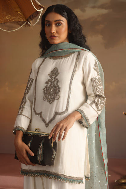 Kripa Ivory Farshi Salwar Set
