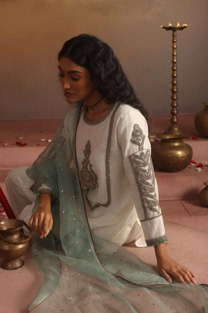 Kripa Ivory Farshi Salwar Set
