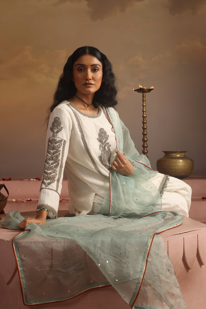 Kripa Ivory Farshi Salwar Set