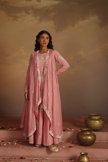 Kripa Fresh Pearl Jacket Kurta Set