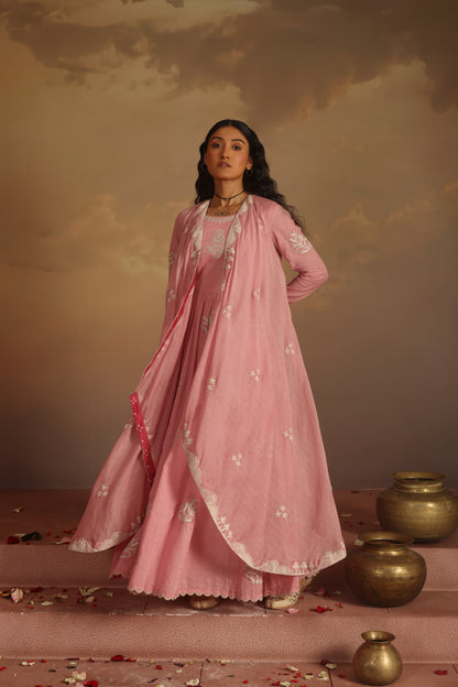 Kripa Fresh Pearl Jacket Kurta Set