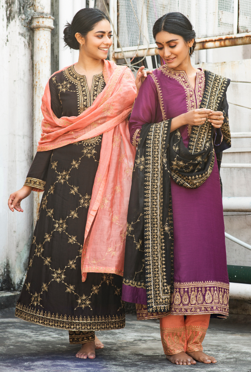 Royal Purple Chogha Set