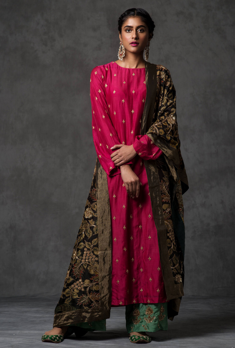 Chandni Rani Kalamkari Dupatta Set