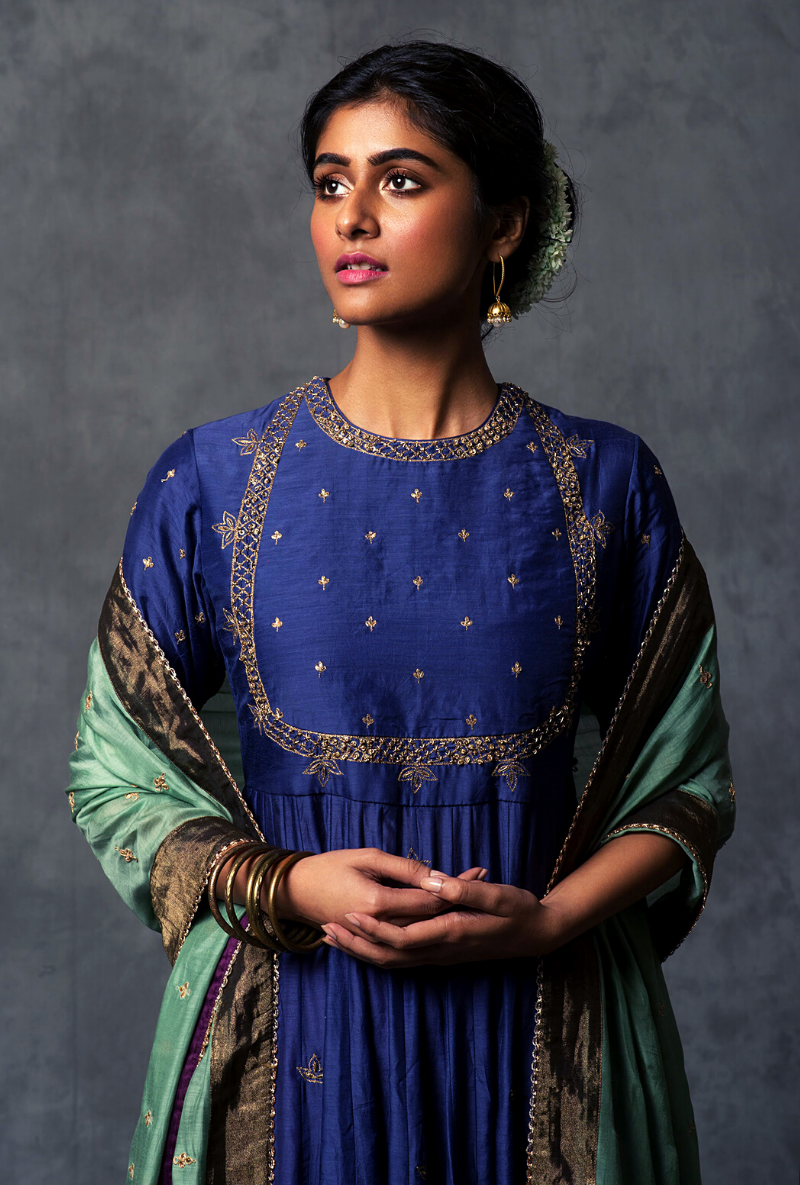 Chandni Magenta & Purple Sharara Set