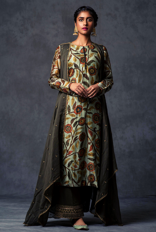 Chandni Kalamkari Jacket Set
