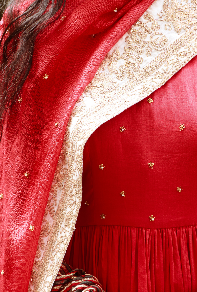 Red Kalidar Set