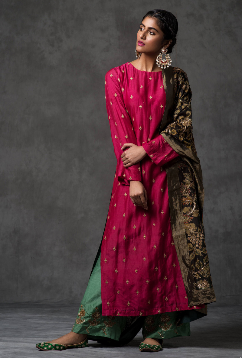 Chandni Rani Kalamkari Dupatta Set