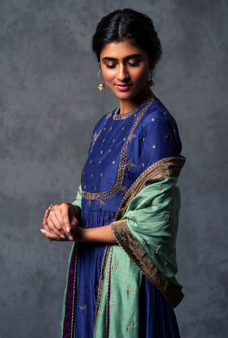 Chandni Magenta & Purple Sharara Set