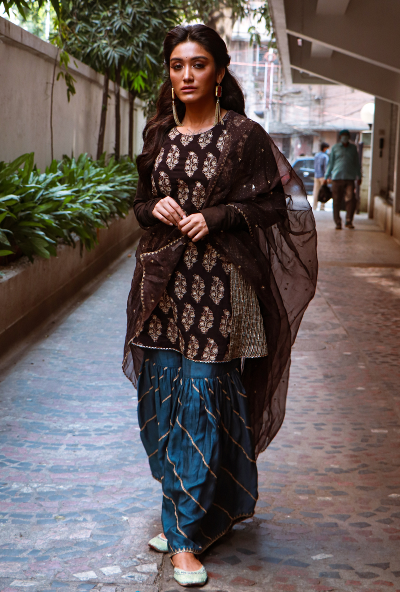 Gudiya Black Dori  Sharara Set