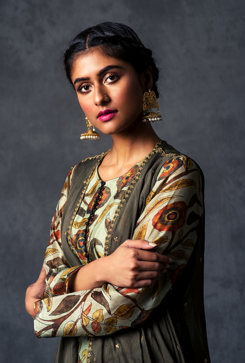 Chandni Kalamkari Jacket Set