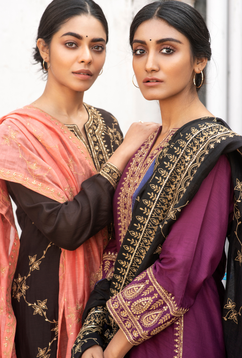Royal Purple Chogha Set