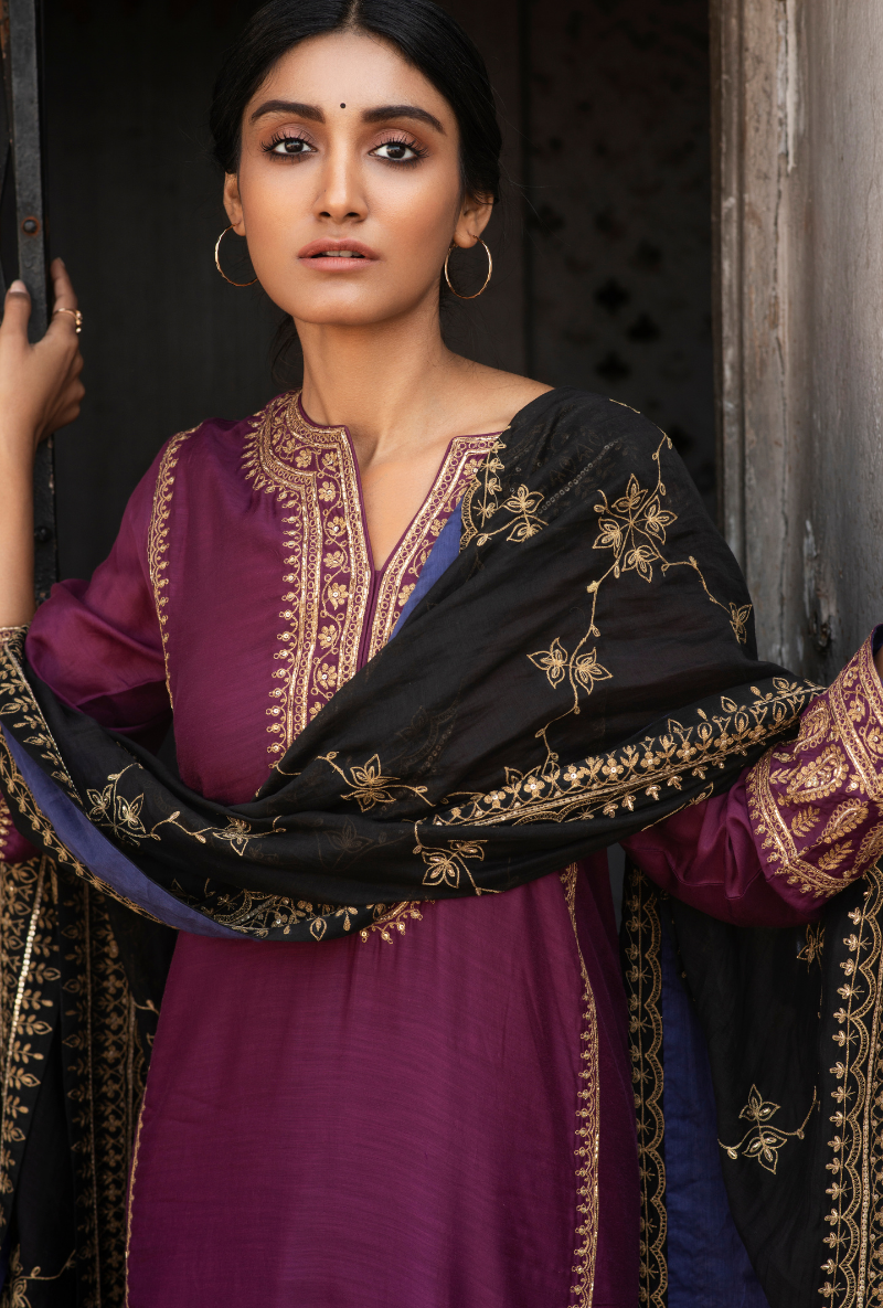 Royal Purple Chogha Set