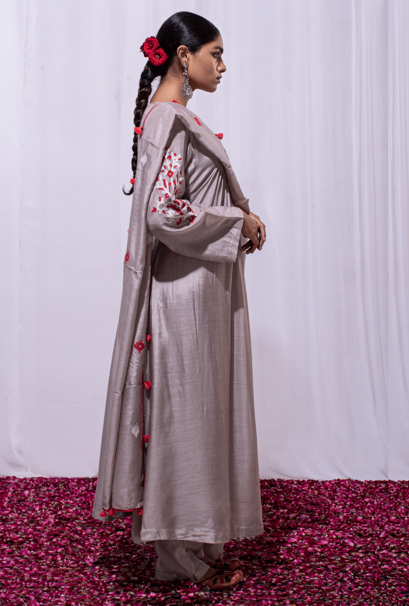 Mast Qalandar Porpoise Jamdani Pintuck Set