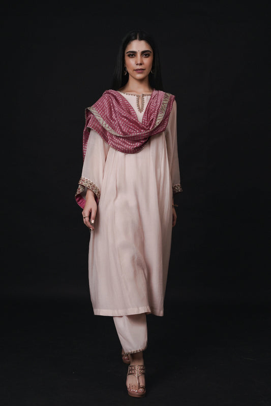 Hawayein Macadamia Gather Kurta Set